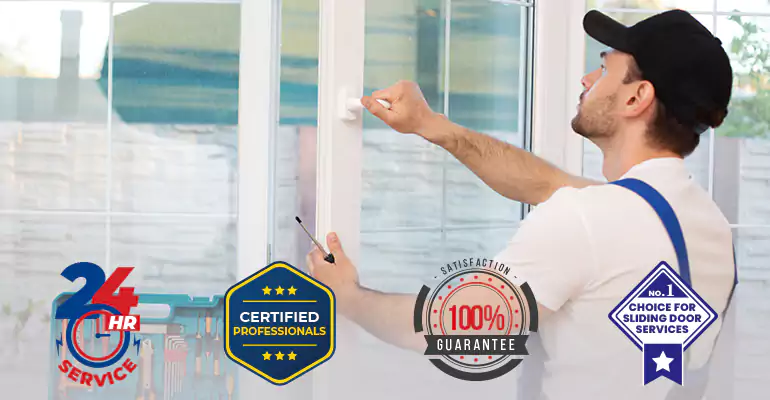 Balcony Glass Door Repair Near Me in Sunrise