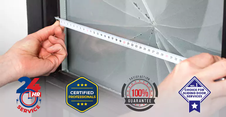 Residential Sliding Door Glass Repair in Sunrise